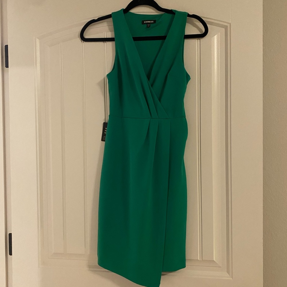 NWOT Express Green Dress
